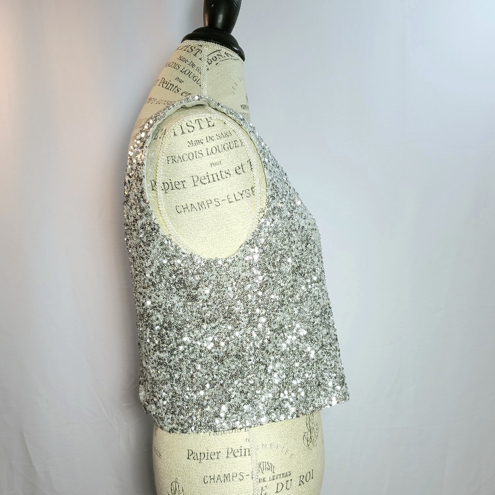 Forever 21 Sequin Sleeveless Medium Top - Picture 5 of 7